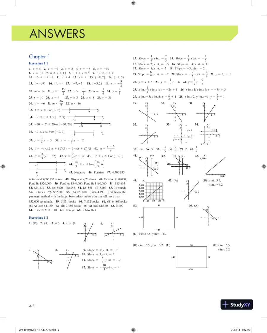Solution Manual for Finite Mathematics for Business, Economics, Life Sciences, and Social Sciences, 14th Edition, page 4