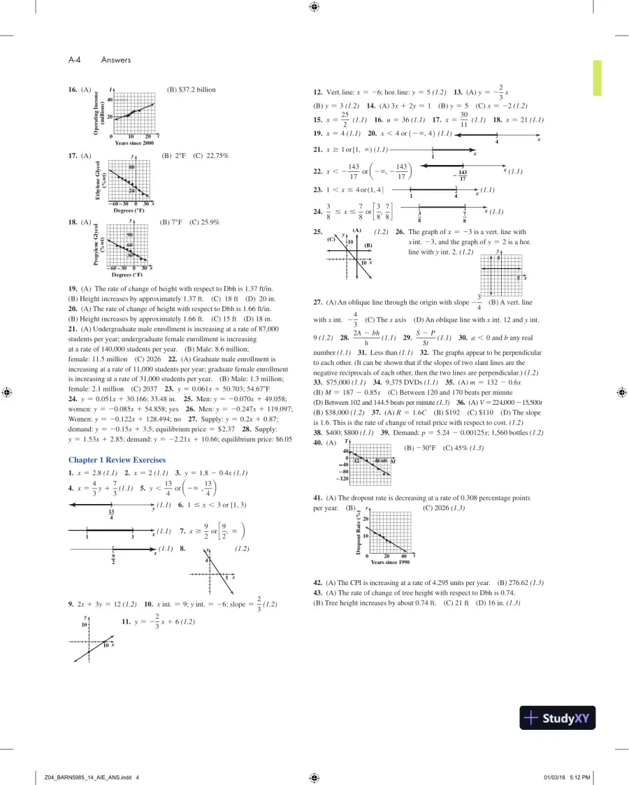 Solution Manual for Finite Mathematics for Business, Economics, Life Sciences, and Social Sciences, 14th Edition, page 6