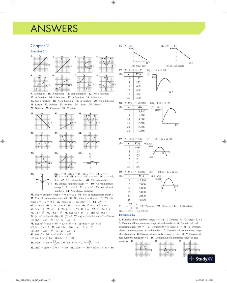 Solution Manual for Finite Mathematics for Business, Economics, Life Sciences, and Social Sciences, 14th Edition, page 7