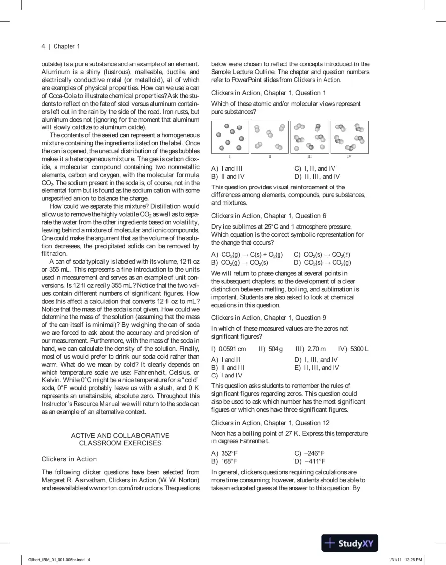 Lecture Notes for Chemistry: The Science in Context, 3rd Edition, page 11