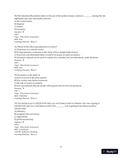 Test Bank for Principles of Macroeconomics, 12th Edition - Page 10 preview image