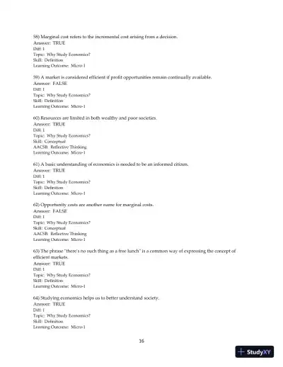 Test Bank for Principles of Macroeconomics, 12th Edition - Page 17 preview image