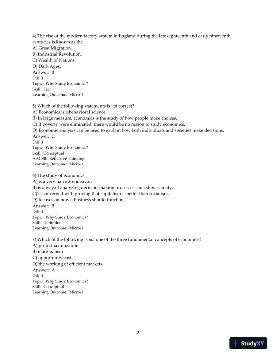 Test Bank for Principles of Macroeconomics, 12th Edition, page 3