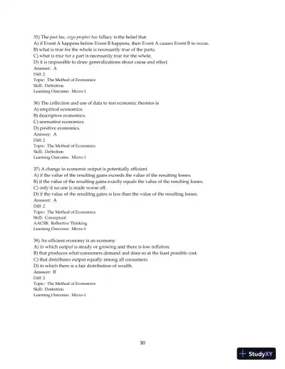 Test Bank for Principles of Macroeconomics, 12th Edition - Page 31 preview image