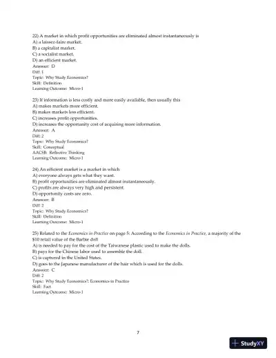 Test Bank for Principles of Macroeconomics, 12th Edition - Page 8 preview image