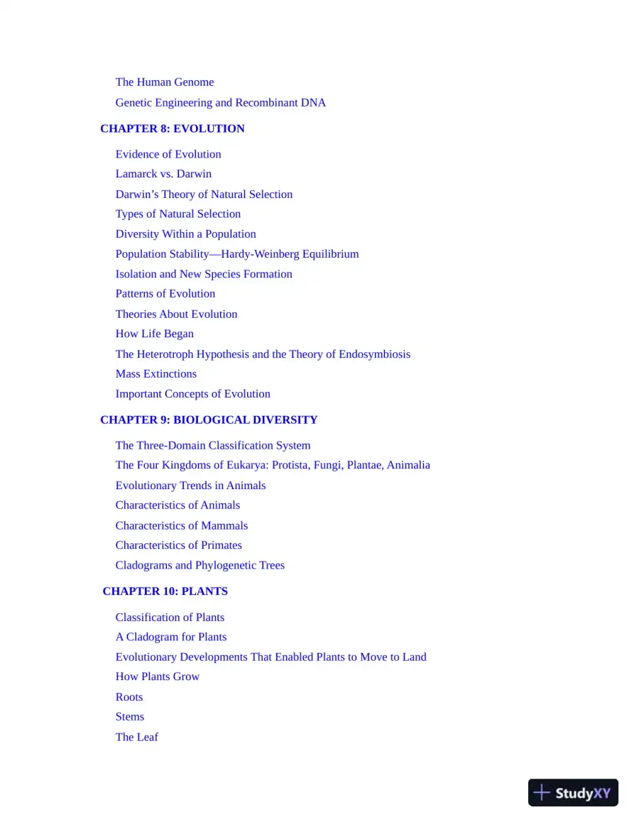 Barron's Biology Practice Plus: 400+ Online Questions and Quick Study Review (2022), page 11