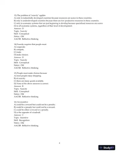 Test Bank For Microeconomics , 13th Edition - Page 5 preview image