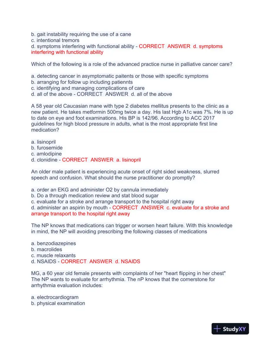 2023-2024 NR601 Pharmacology Final Exam With Answers (100 Solved Questions), page 4