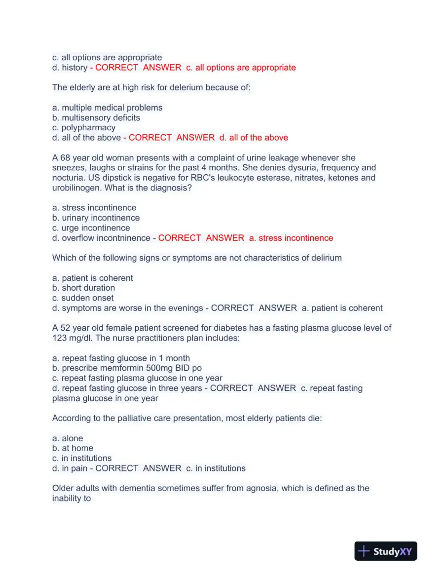 2023-2024 NR601 Pharmacology Final Exam With Answers (100 Solved Questions), page 5