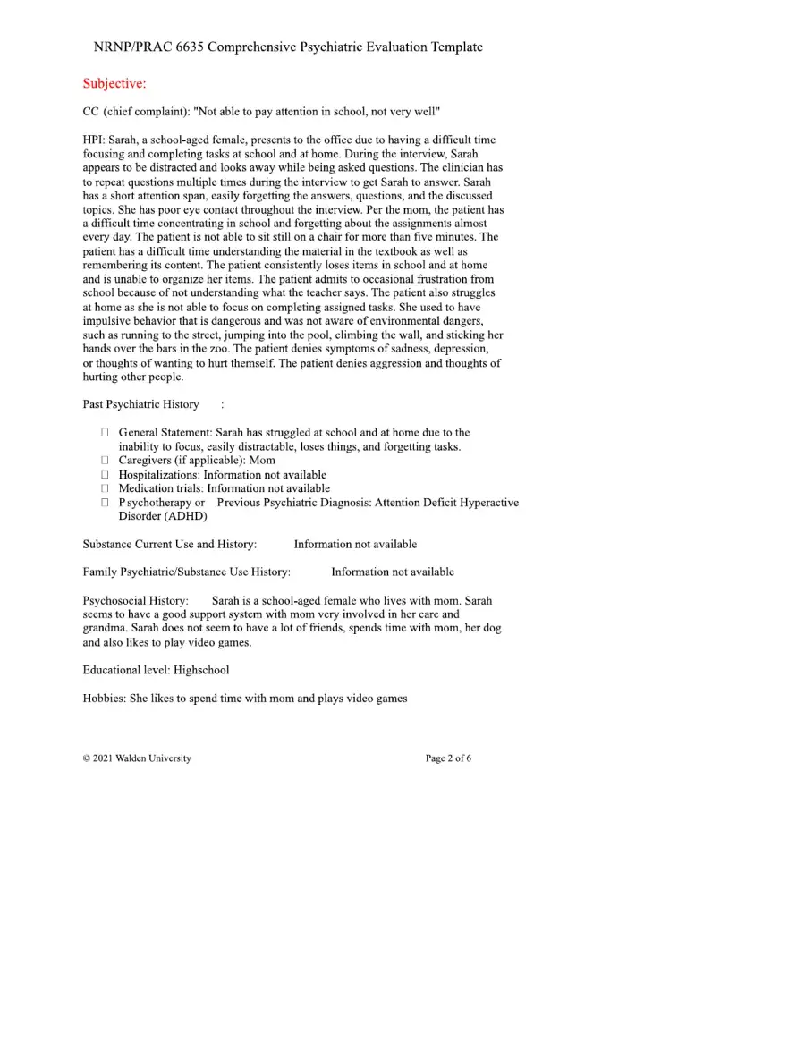 Psychopathology and Diagnostic Reasoning, page 2