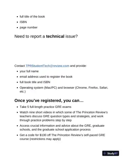 Princeton Review GRE Premium Prep, 2024: 7 Practice Tests + Review and Techniques (2023) - Page 11 preview image