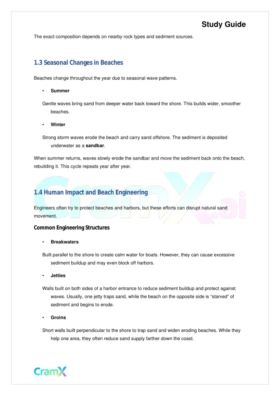 Geology - The Shorelines, page 3