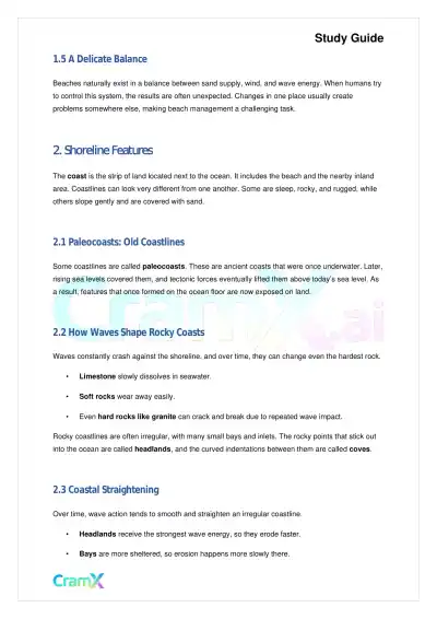 Geology - The Shorelines - Page 4 preview image