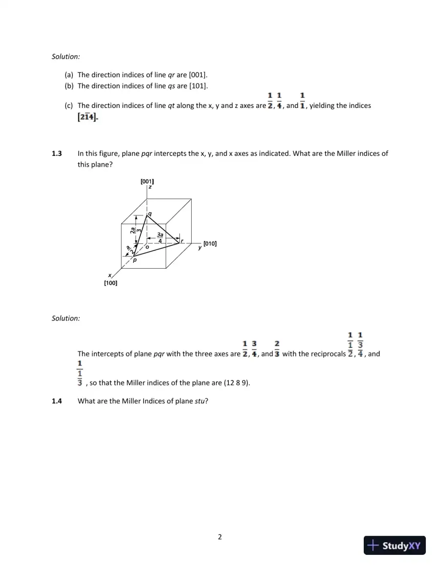 Solution Manual for Physical Metallurgy Principles, 4th Edition, page 5