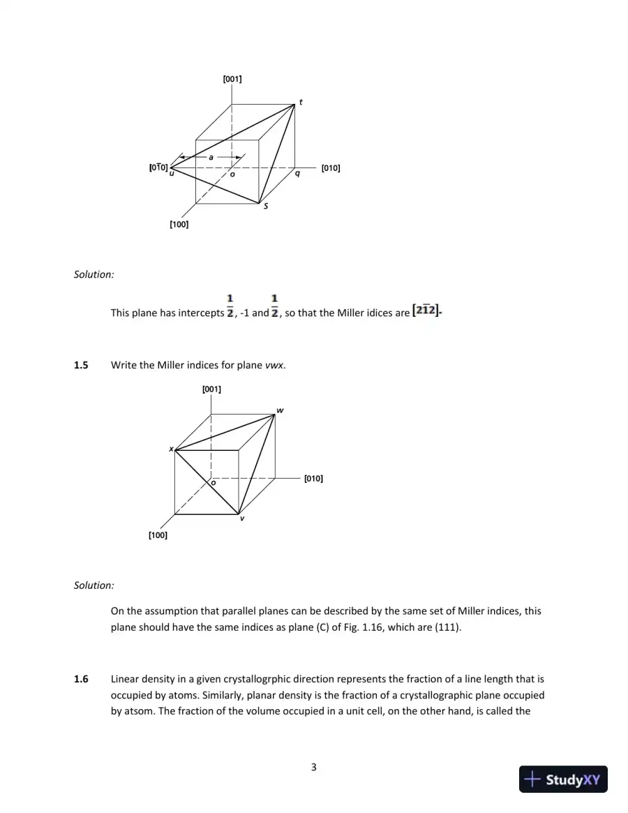 Solution Manual for Physical Metallurgy Principles, 4th Edition, page 6