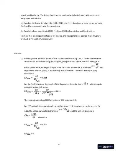 Solution Manual for Physical Metallurgy Principles, 4th Edition - Page 7 preview image