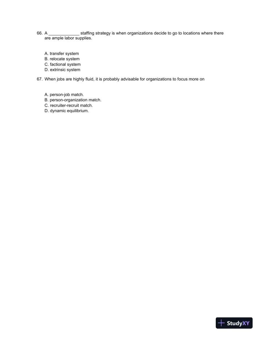 Staffing Organizations 7th Edition Test Bank, page 10