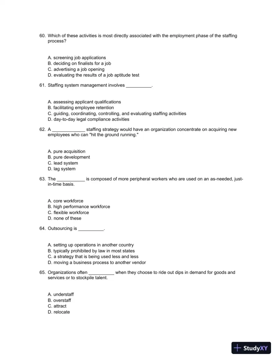 Staffing Organizations 7th Edition Test Bank, page 9
