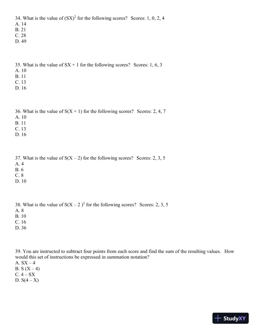 Statistics for the Behavioral Sciences, 9th Edition Test Bank, page 8