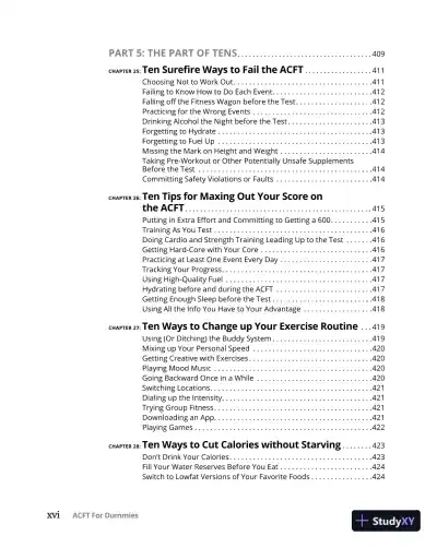 ACFT For Dummies (2020) - Page 19 preview image
