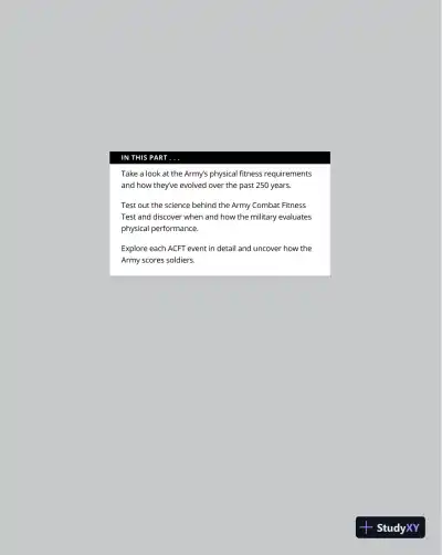 ACFT For Dummies (2020) - Page 27 preview image