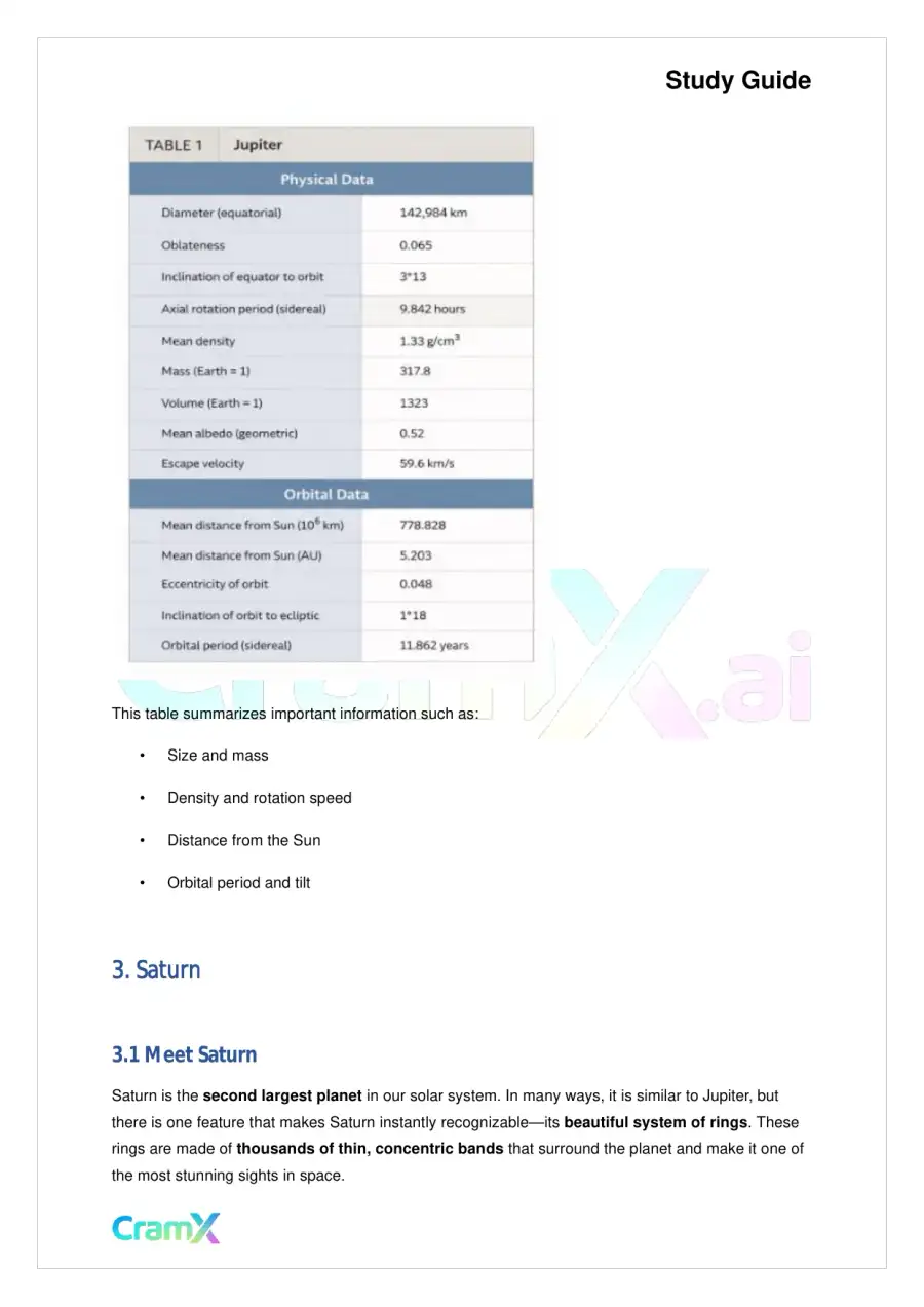 Astronomy - Other Planets of the Solar System, page 10