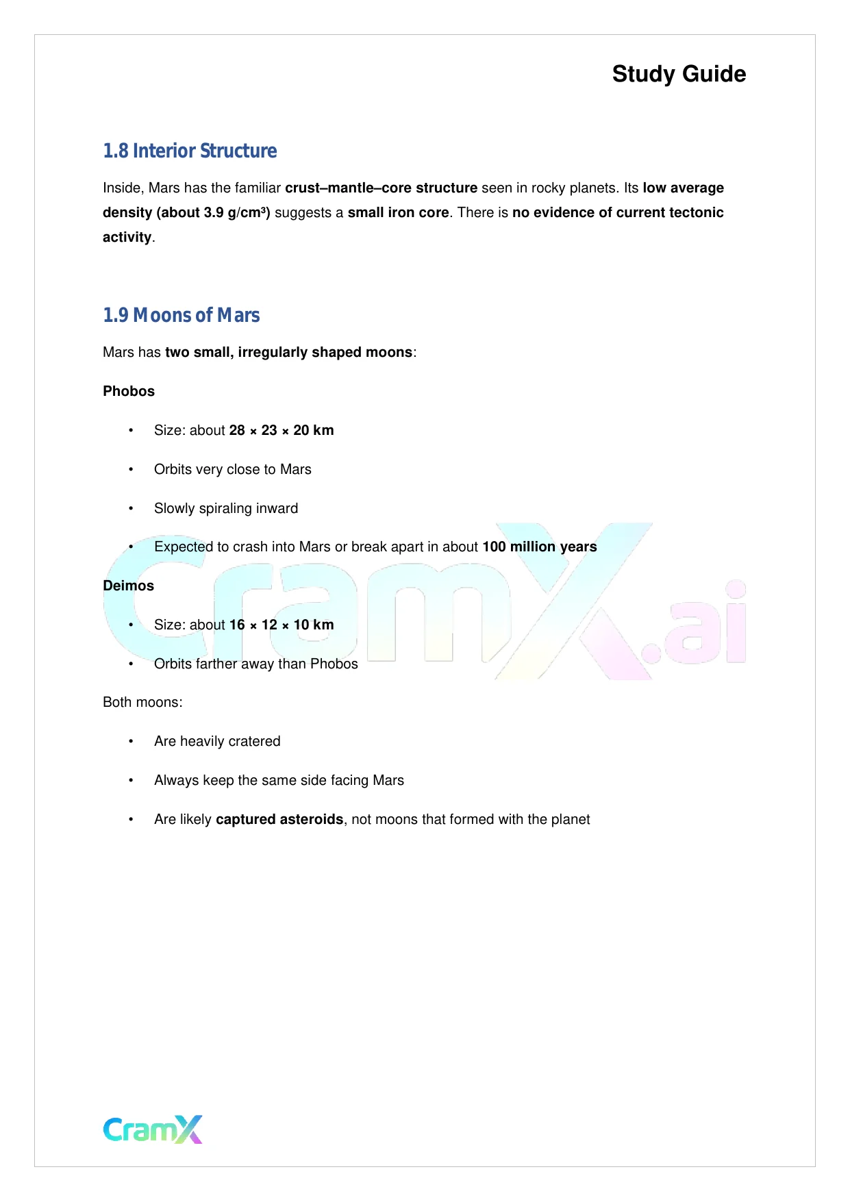 Astronomy - Other Planets of the Solar System - Page 5 preview image