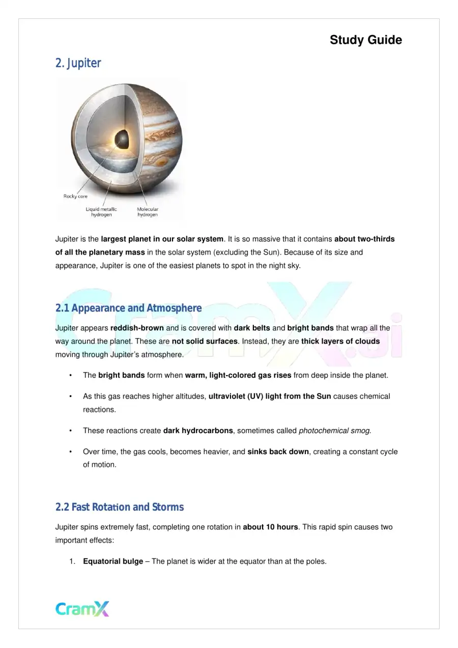 Astronomy - Other Planets of the Solar System, page 6