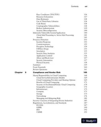 CASP+ CompTIA Advanced Security Practitioner Study Guide: Exam CAS-004 (2022) - Page 20 preview image