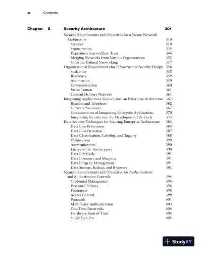 CASP+ CompTIA Advanced Security Practitioner Study Guide: Exam CAS-004 (2022) - Page 23 preview image