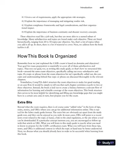 CASP+ CompTIA Advanced Security Practitioner Study Guide: Exam CAS-004 (2022) - Page 30 preview image