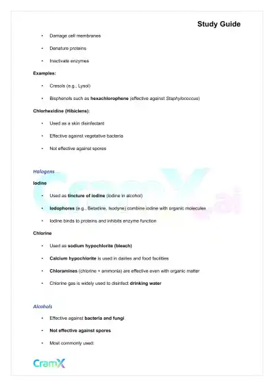 Microbiology - Control of Microbial Growth - Page 4 preview image