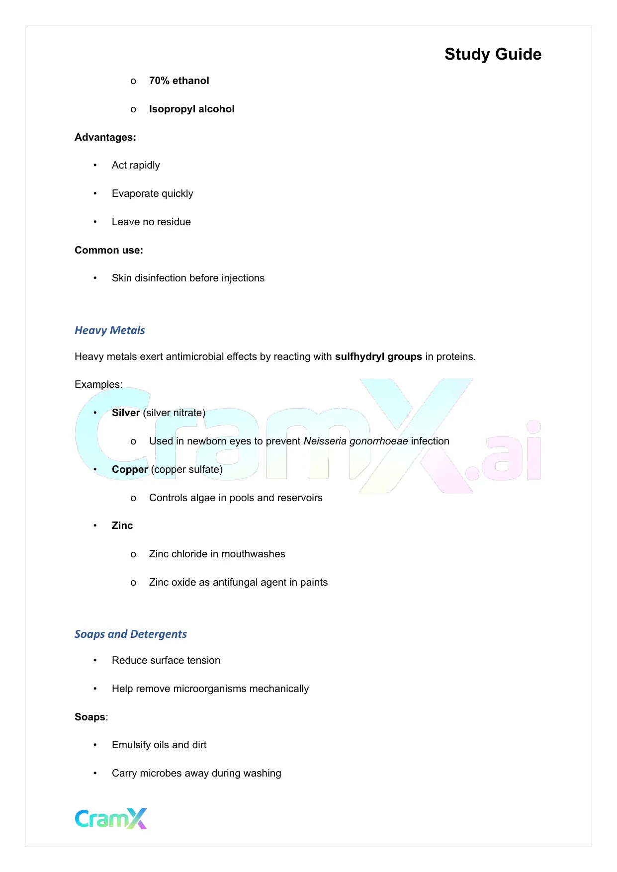 Microbiology - Control of Microbial Growth - Page 5 preview image
