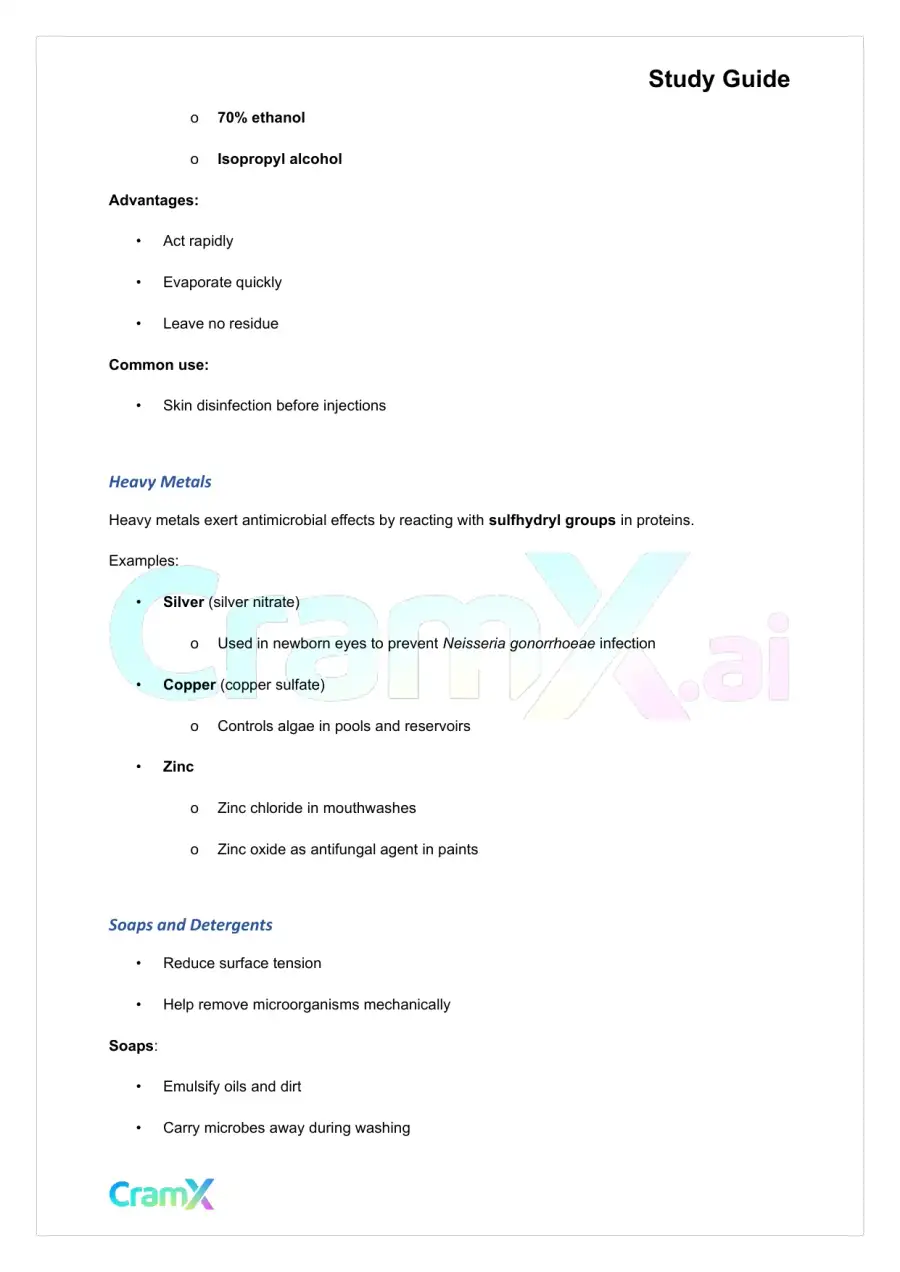 Microbiology - Control of Microbial Growth, page 5