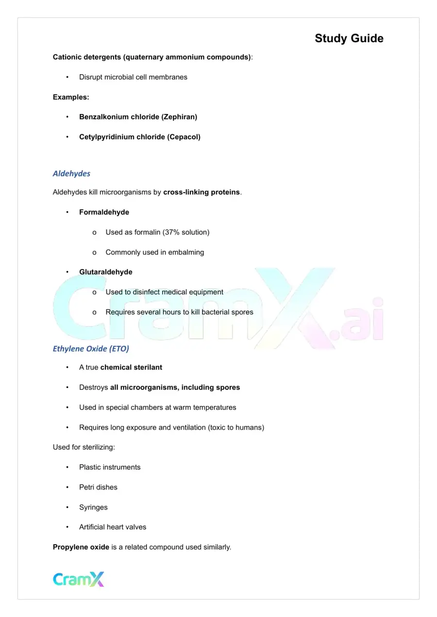 Microbiology - Control of Microbial Growth, page 6
