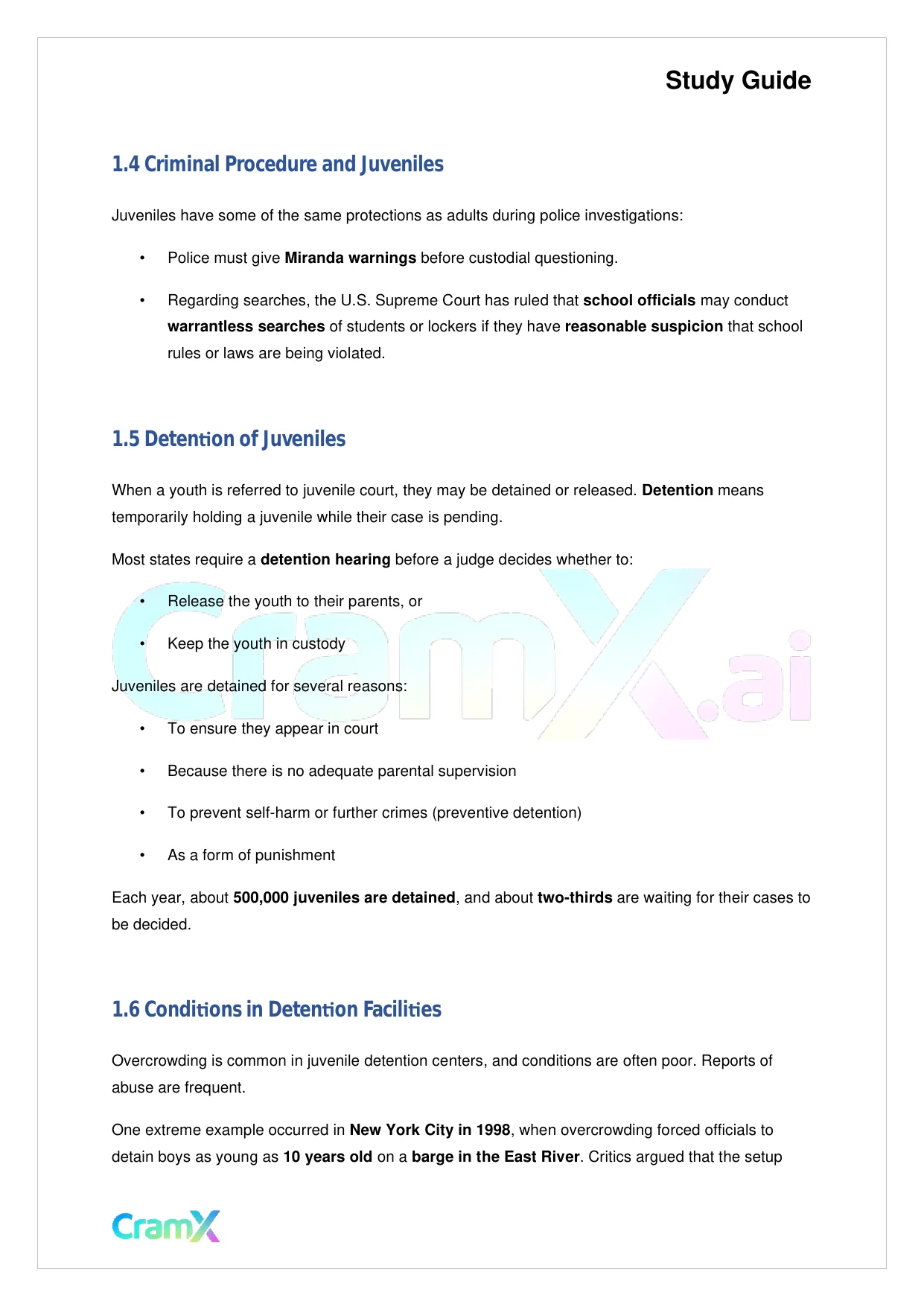 Criminal Justice - The Juvenile Justice System - Page 3 preview image