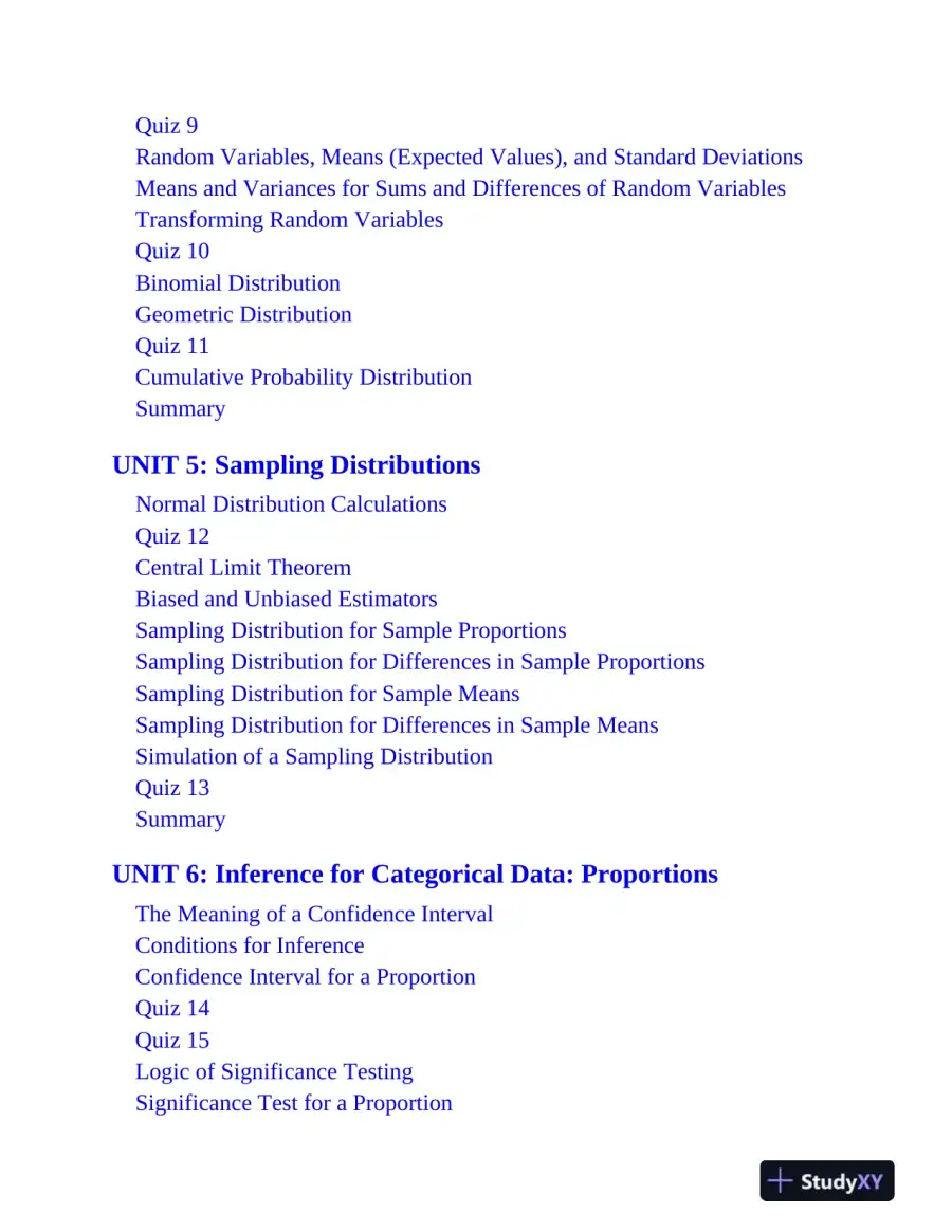 AP Statistics Premium, 2025: Prep Book with 9 Practice Tests + Comprehensive Review (2025), page 12