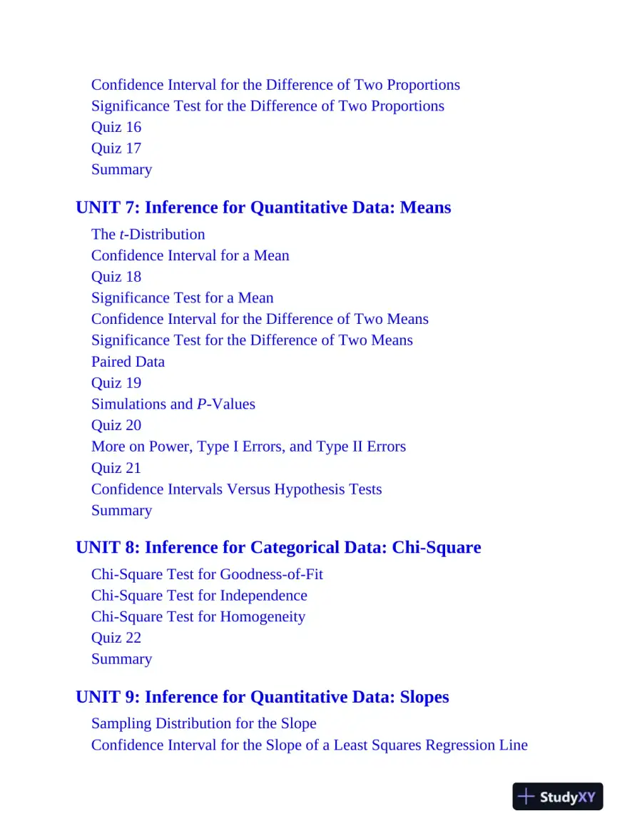 AP Statistics Premium, 2025: Prep Book with 9 Practice Tests + Comprehensive Review (2025), page 13