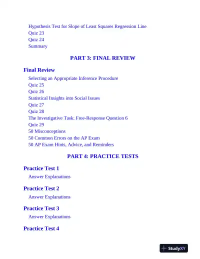AP Statistics Premium, 2025: Prep Book with 9 Practice Tests + Comprehensive Review (2025) - Page 14 preview image
