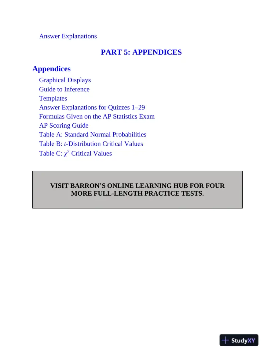 AP Statistics Premium, 2025: Prep Book with 9 Practice Tests + Comprehensive Review (2025), page 15