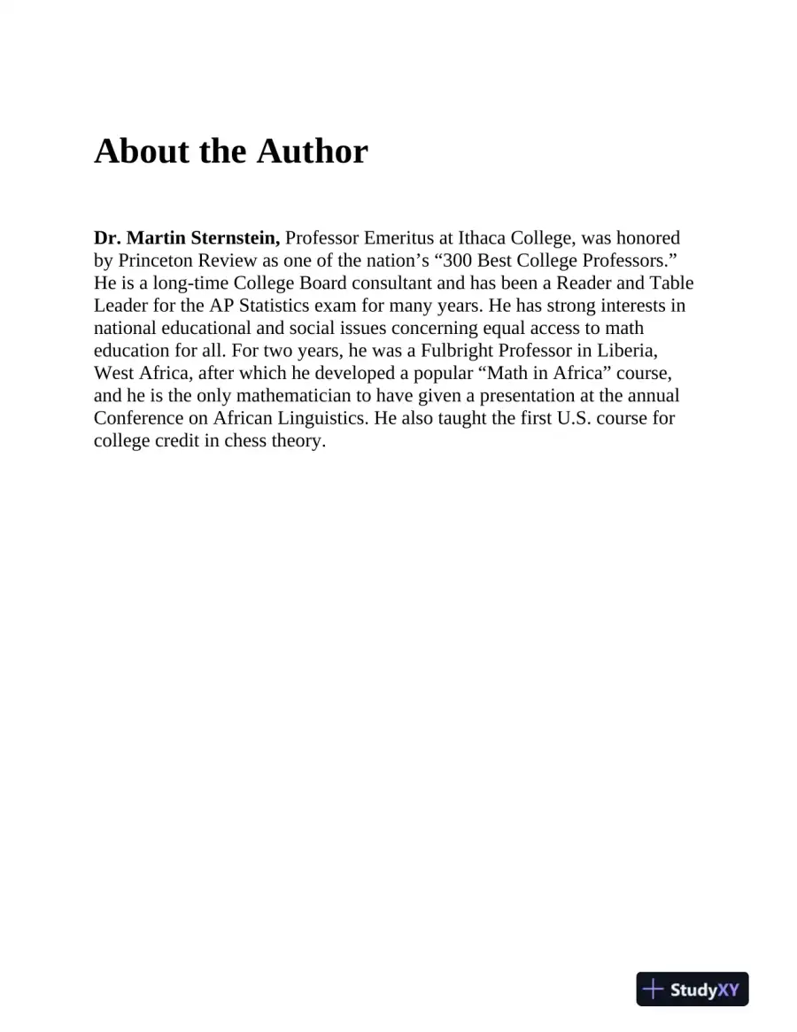 AP Statistics Premium, 2025: Prep Book with 9 Practice Tests + Comprehensive Review (2025), page 9