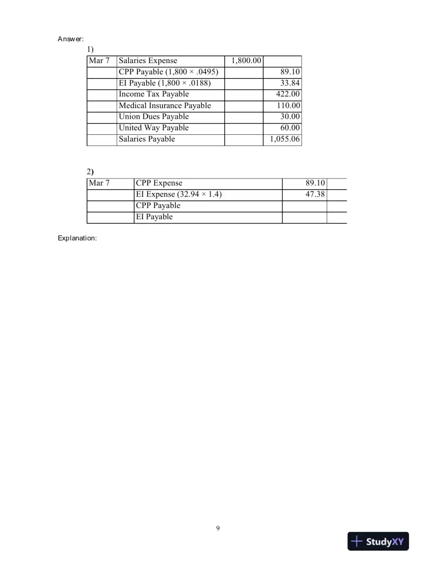 Fundamental Accounting Principles, Vol 1, 15th Edition Test Bank, page 10