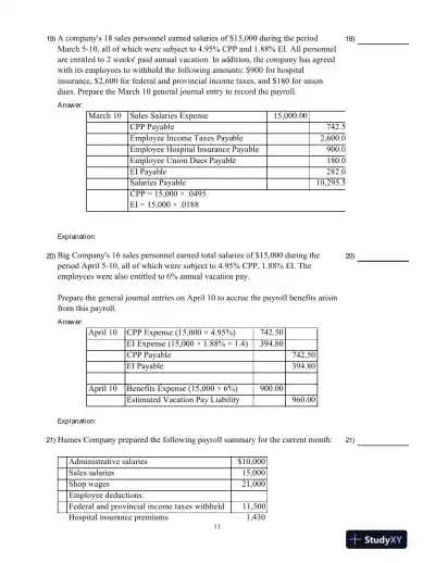Fundamental Accounting Principles, Vol 1, 15th Edition Test Bank - Page 12 preview image