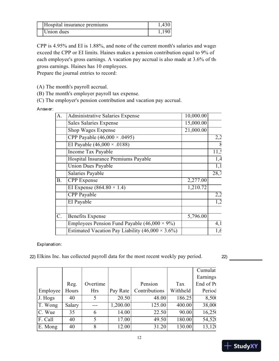 Fundamental Accounting Principles, Vol 1, 15th Edition Test Bank, page 13