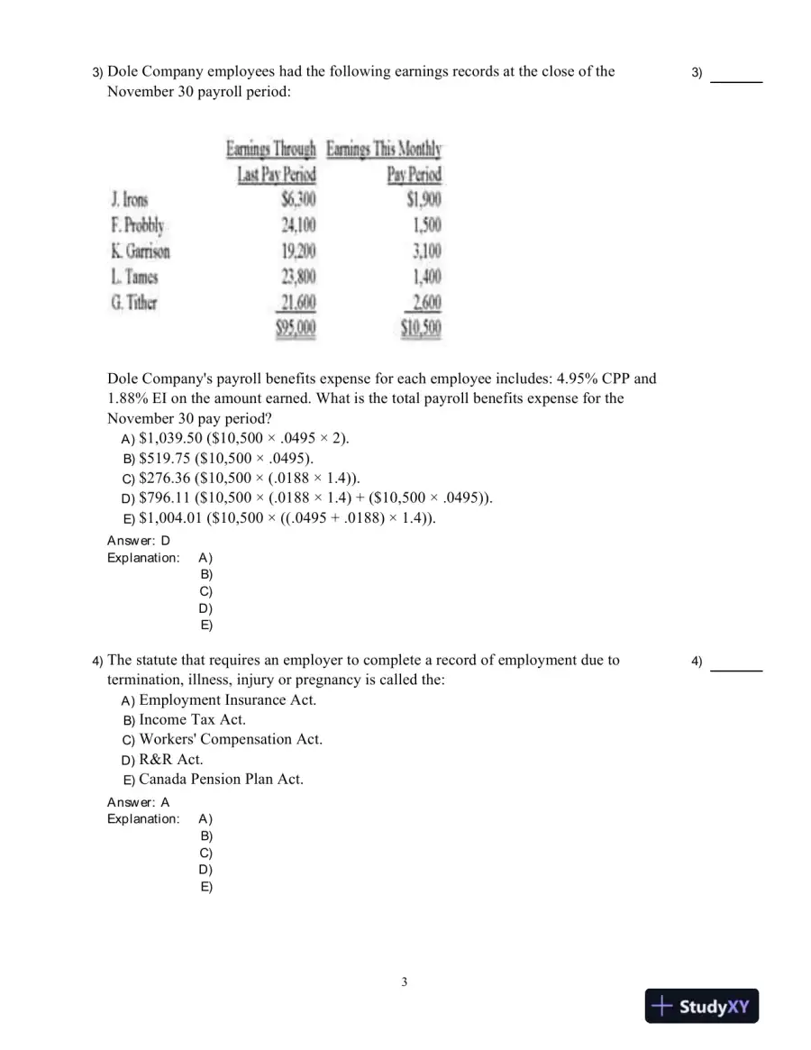 Fundamental Accounting Principles, Vol 1, 15th Edition Test Bank, page 4