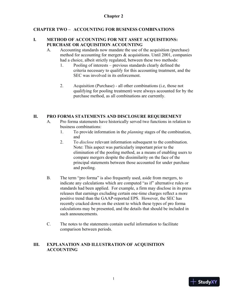 Class Notes For Advanced Accounting, 4th Edition, page 12