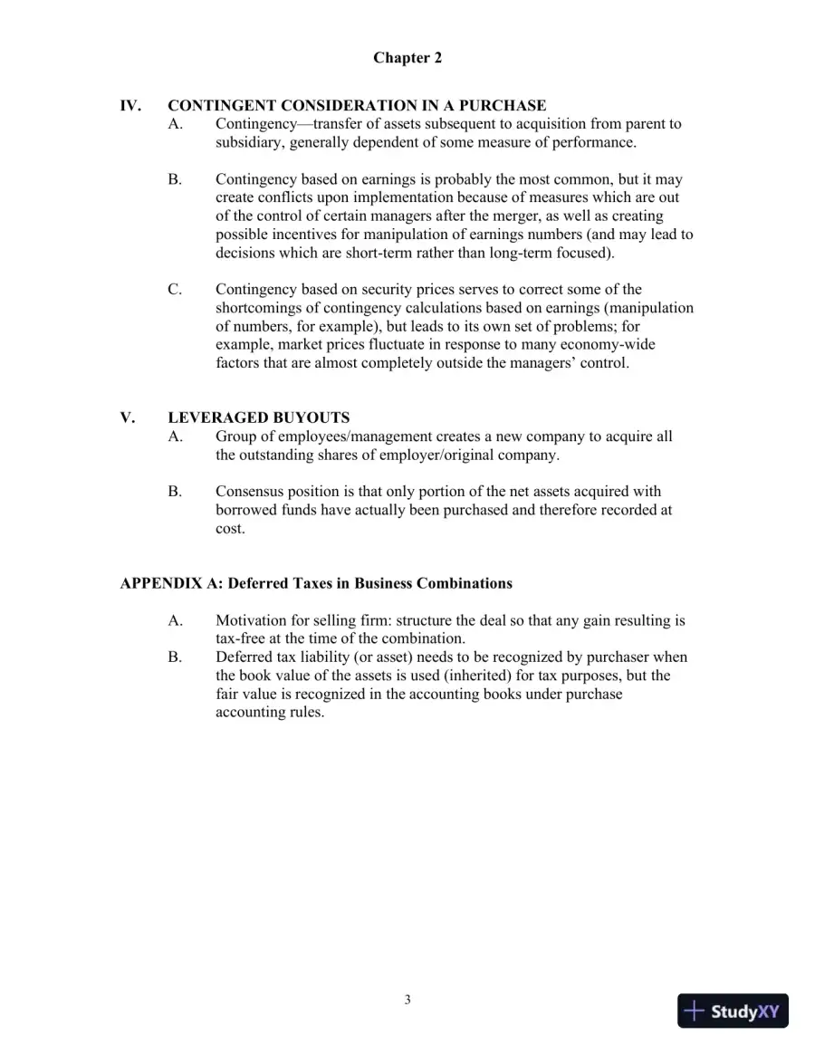 Class Notes For Advanced Accounting, 4th Edition, page 14