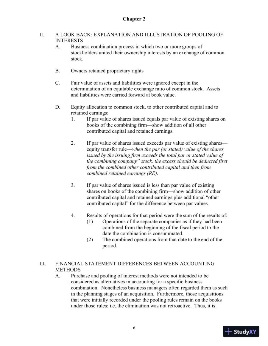 Class Notes For Advanced Accounting, 4th Edition, page 17