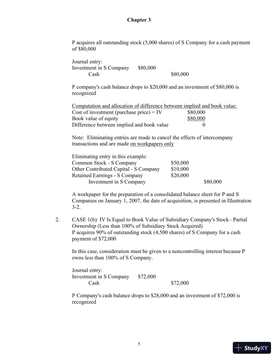 Class Notes For Advanced Accounting, 4th Edition, page 23