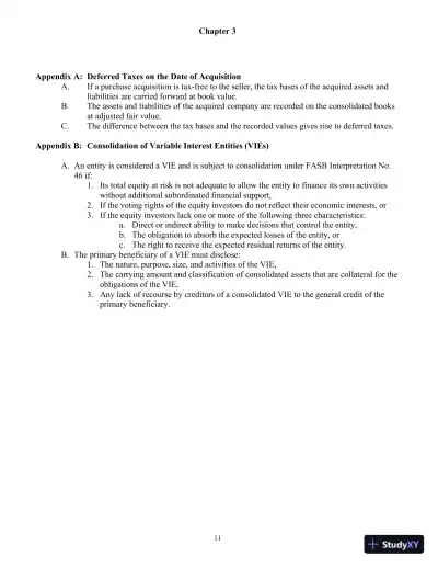 Class Notes For Advanced Accounting, 4th Edition - Page 29 preview image